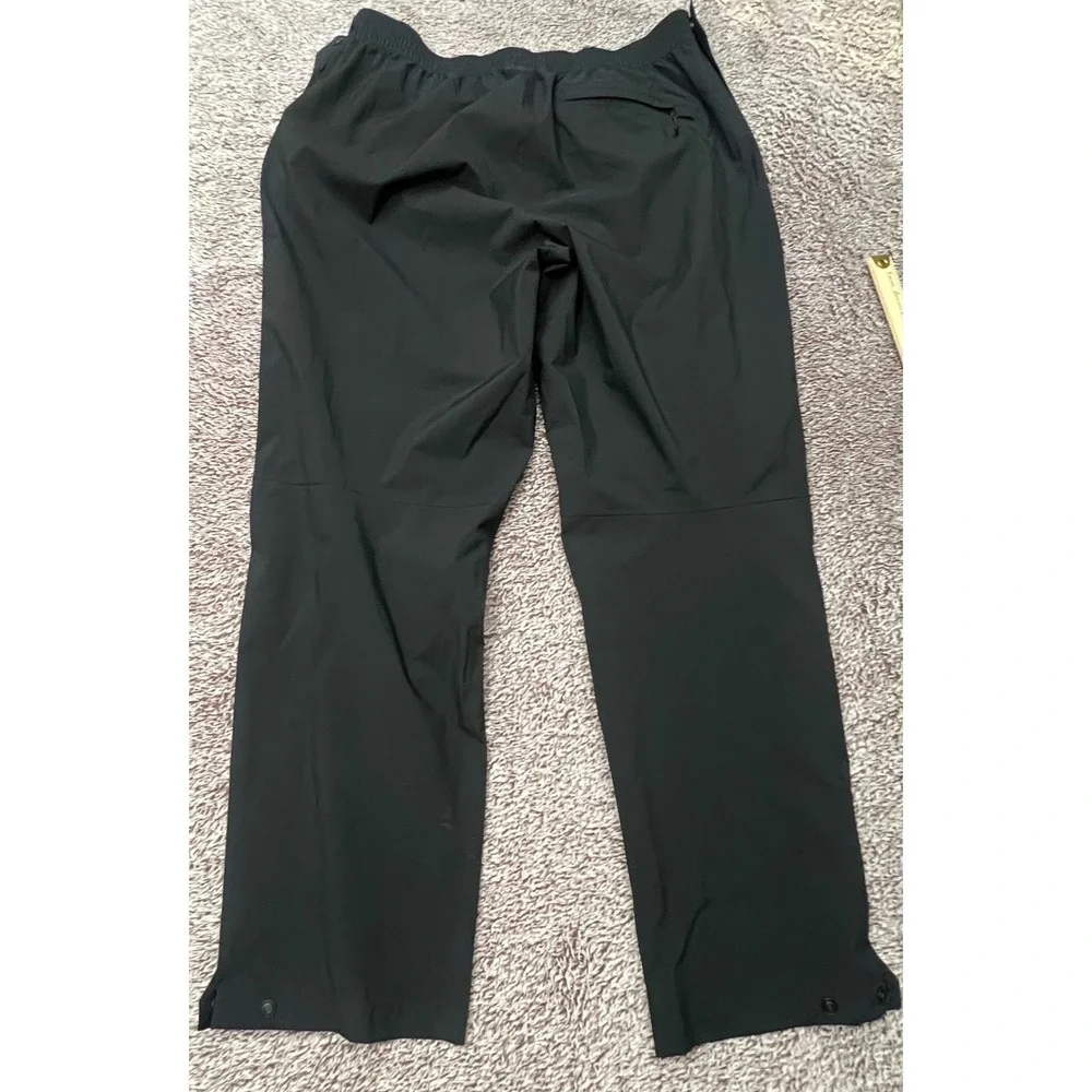 Outdoor Research Men's XL Black Full Side Zip Waterproof Rain Pants Shell